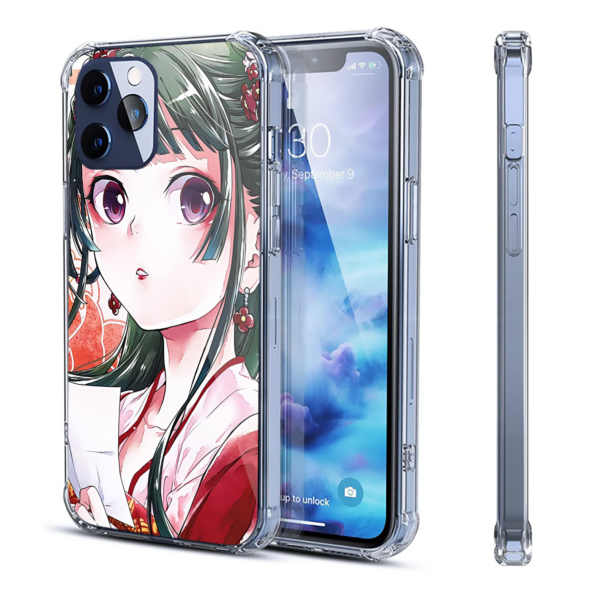 （画像用） 薬屋のひとりごと The Apothecary Diaries 【iPhone 12シリーズ対応】透明スマホケース（クリアソフトケース）